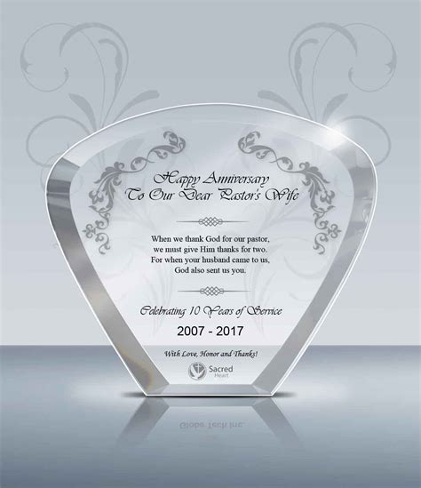 Here are 28 unique and thoughtful gifts for all price it is pastor appreciation month, so let's also celebrate their support system with pastor's appreciation month 2019! Pastor Wife Gift - Crystal Moon Plaque (009) - Goodcount ...