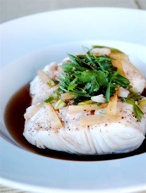 Steamed Halibut Food Fish Recipes Asian Recipes
