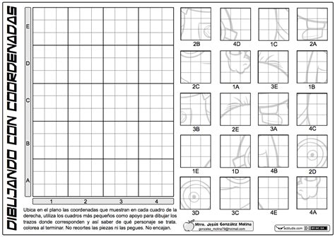 Dibujando Con Coordenadas Es Una Estupenda Ficha Que Ha Preparado Jes S Gonz Lez Molina De La
