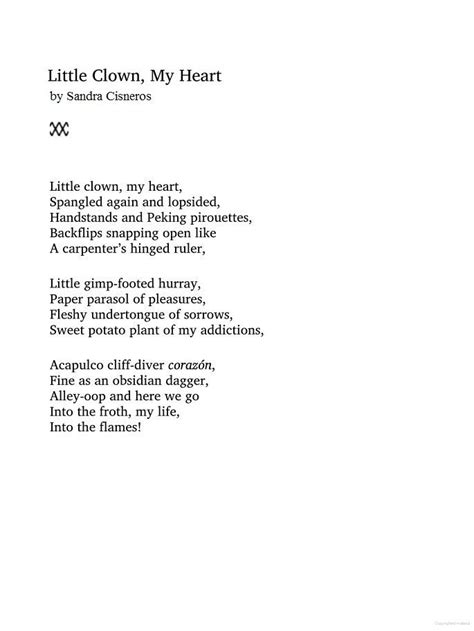 From "Loose Woman" by Sandra Cisneros | art & poetry: inspire me