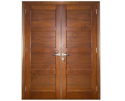Create a timeless entrance with this double panel door by clark hall. American Ash Wood Main Double Leaf Door Pid003 - Main ...