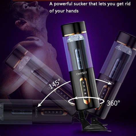 Koop Sex Toy Omysky Handsfree Power Sucking Automatic Mouth Masturbator Aircraft Vacuum Cup For