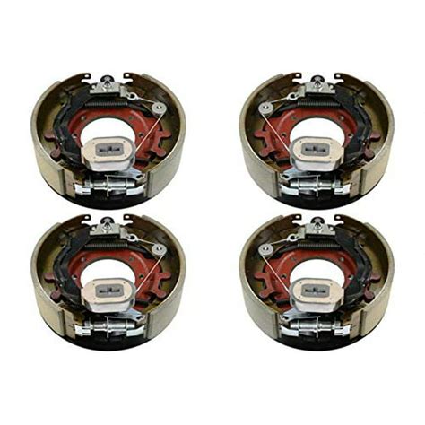m parts 2 pairs of self adjusting 12 1 4 x 3 3 8 12 25 x 3 375 electric trailer drum brake
