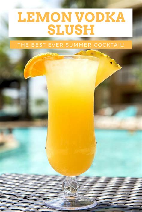 Pomegranate juice, vodka, frozen strawberries, vodka, orange juice and 2 more. Fresh Lemon Vodka Slush Cocktail Recipe | This summer ...