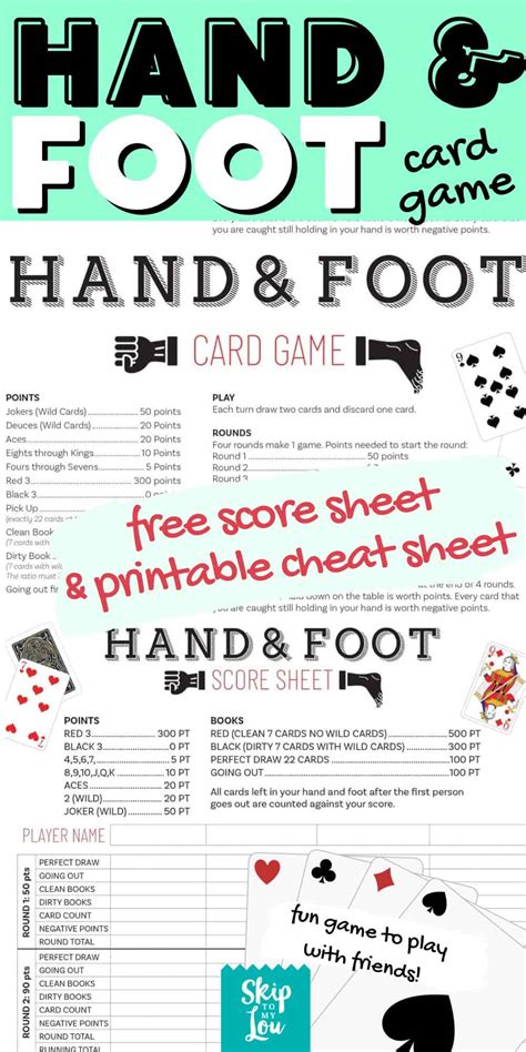 Hand And Foot Card Game Skip To My Lou