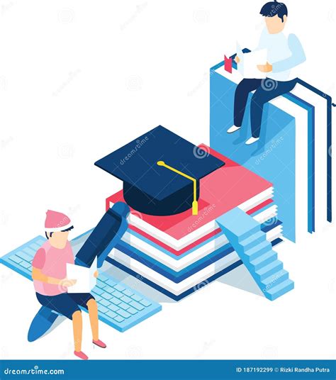 Vector Of High Quality Smart And Diligent Student Animation Stock