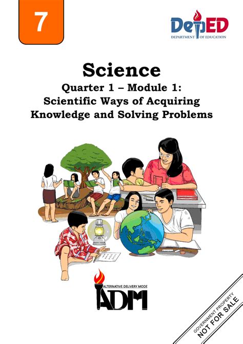 Science 7 Module 1 Scientific Ways Of Acquiring Knowledge And Solving
