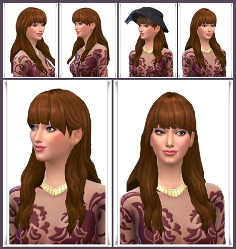 Long Hair Bangs At Birksches Sims Blog Sims 4 Updates