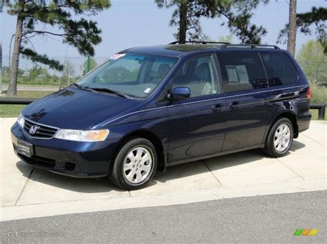 Midnight Blue Pearl 2003 Honda Odyssey Ex L Exterior Photo 47255654