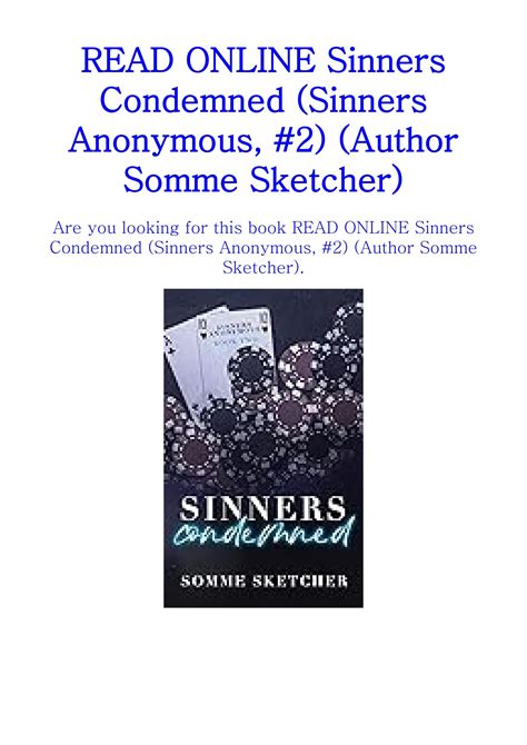 Download Pdf Sinners Condemned Sinners Anonymous 2 Author Somme