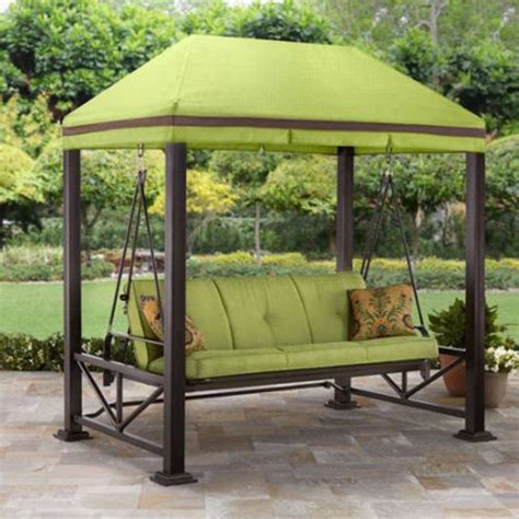Kingdom arc garden swing seat. Better Homes & Gardens Sullivan Pointe 3 Person Outdoor ...