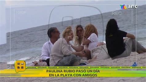 Captan A Paulina Rubio En La Playa Tras La Pérdida De Susana Dosamantes