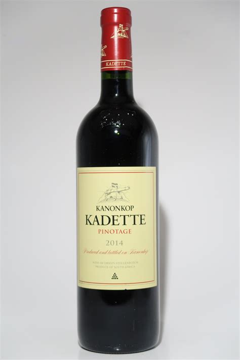 Kanonkop Red Wine Kadette Pinotage 2014 Esprit Des Vins