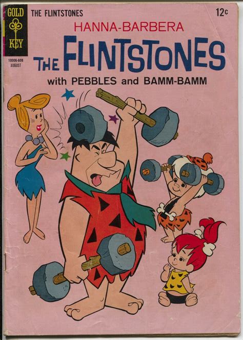 Flintstones 35 1966 Hanna Babrbera Tv Cartoon Series Pebbles Bamm Bamm Vg Comic Books