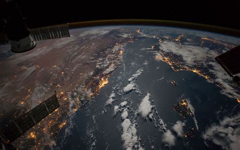 Download Wallpaper 2560x1600 Earth Planet Atmosphere Satellite