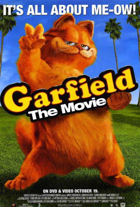 The Poster For The Garfield Movie Starring Bill Murray Catch It In Theaters June 11th 2004