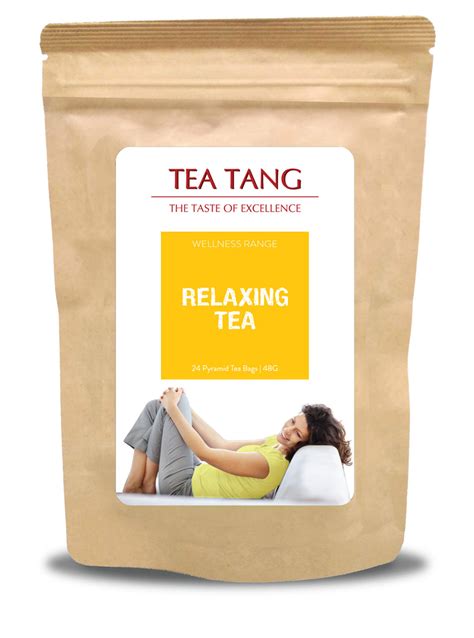 Relaxing Tea 24x2g Pyramid Tea Bag Caffeine Free Teatips Ceylon Inc