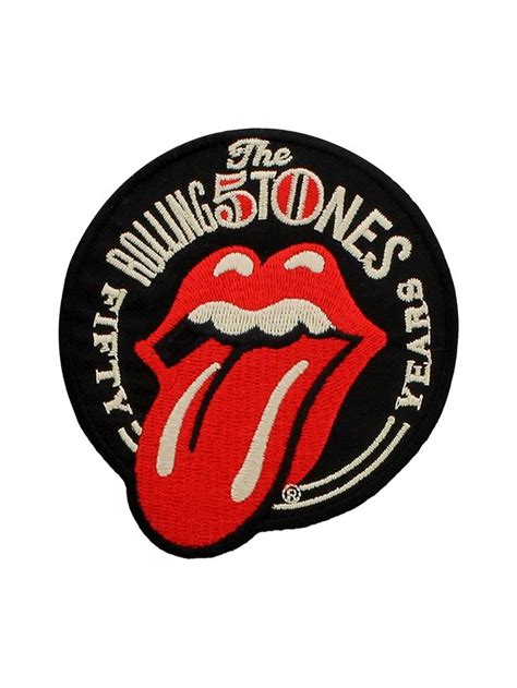 Rolling Stones 50th Anniversary Patch Rolling Stones Rolling Stones
