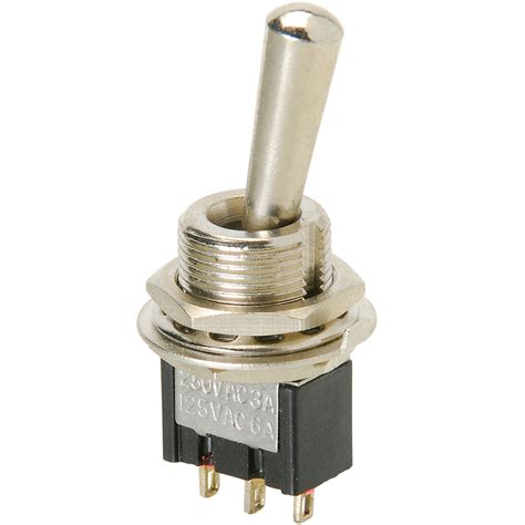 Spdt Mini Toggle Switch With Tapered Knob 844632075377 Ebay