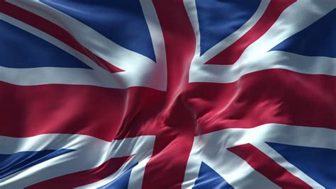 Britain Uk Flag Waving Ready For Seamless Loop You Can Find The