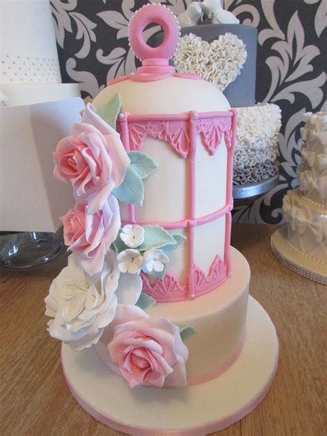 Birdcage Wedding Cake Cake By Jen Lofthouse Cakesdecor