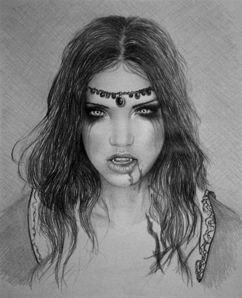 Girl Vampire Drawings Pict Art