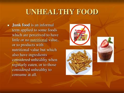Ppt Healthy And Unhealthy Food Powerpoint Presentation Free Download Id6599226