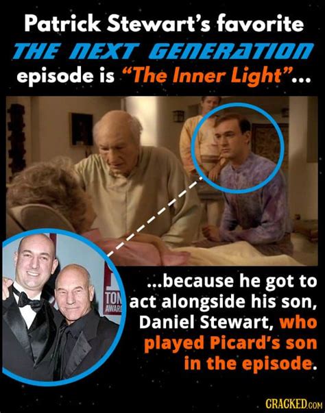Father And Son Making It So Patrick Stewart Star Trek