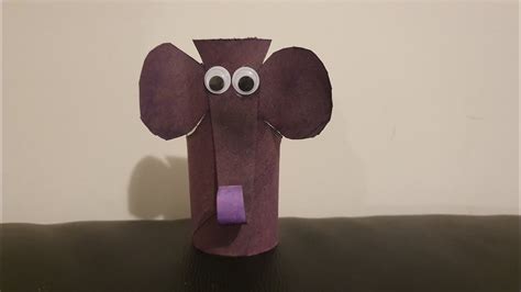 Toilet Paper Roll Elephant Craft Youtube
