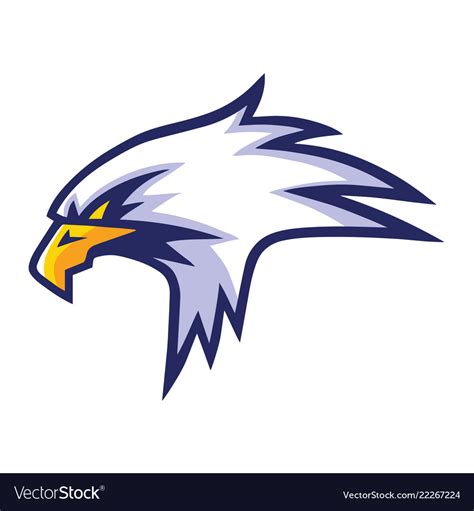 Head Eagle Mascot Logo E Sport Design Eagle Mascot Logo Design Art My