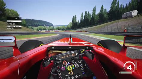 Assetto Corsa Ferrari F Hot Lap Spa Francorchamps Youtube