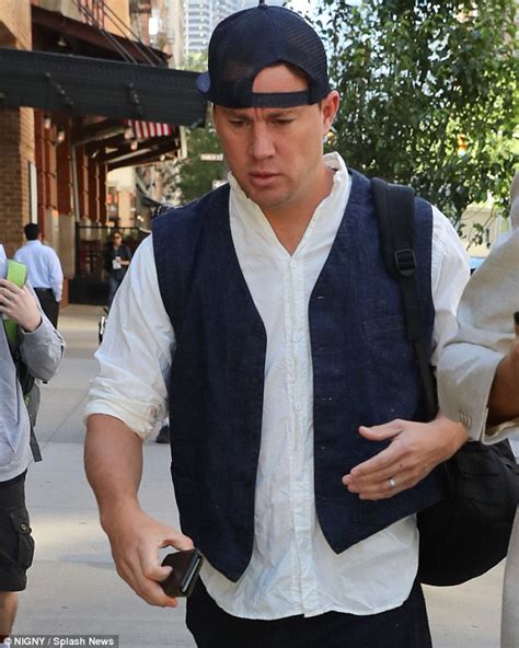 Channing Tatum Makes A Style Statement While Out In New
