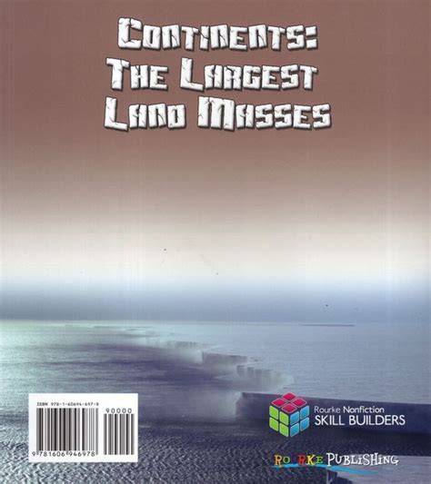 Continents The Largest Land Masses Rourke Nonfiction Skill Builders
