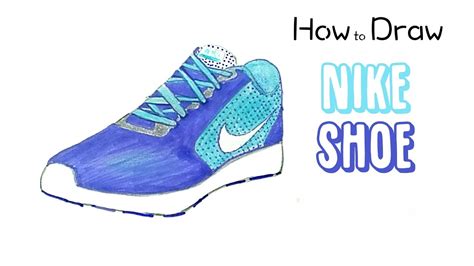 How To Draw A Nike Shoe Youtube