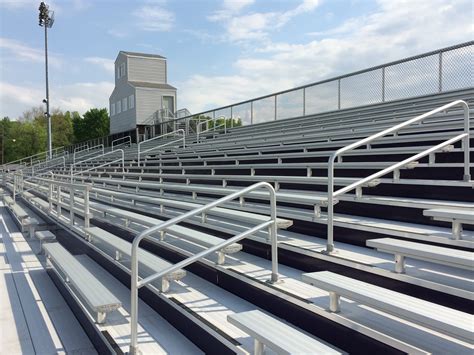 High School Football Stadium Bleachers
