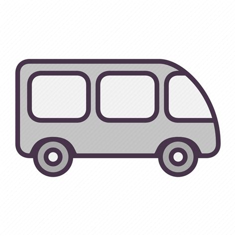 Automobile Bus Minivan Transport Van Icon Download On Iconfinder