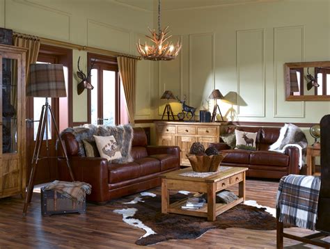 Hunting Lodge Style Room With 2 Added Gentlemans Tub Chairs
