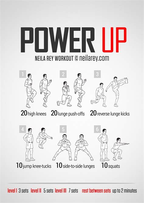 Power Up Workout Workout Neila Rey Workout Super Set Workouts