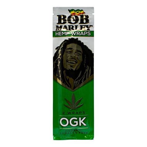 Bob Marley Ogk Hemp Wraps Grab A Leaf Smoke Shop