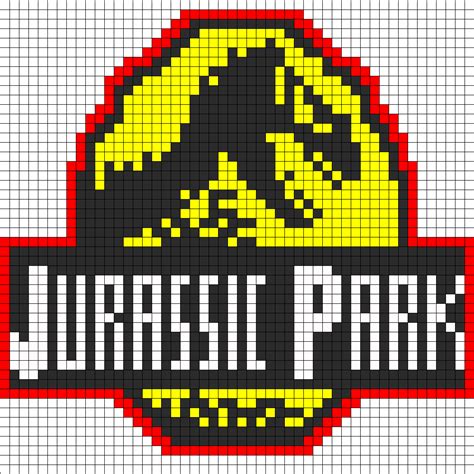 Pixel Art Jurassic World 31 Idées Et Designs Pour Vous Inspirer En
