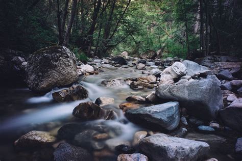 Kostenlose Foto Landschaft Wasser Natur Wald Draussen Rock Wasserfall Bach Wildnis