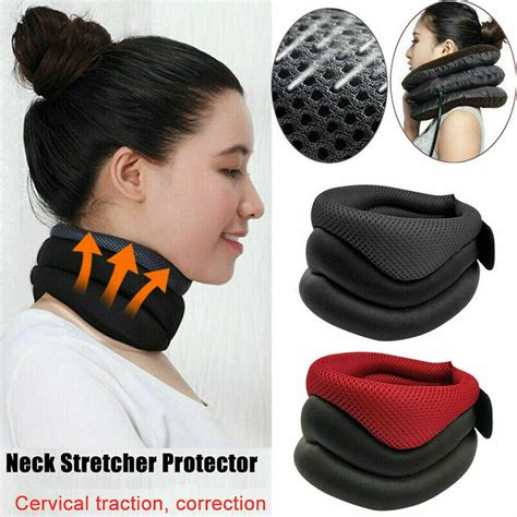 Neck Support Cervical Collar Traction Device Brace Stretcher Posture