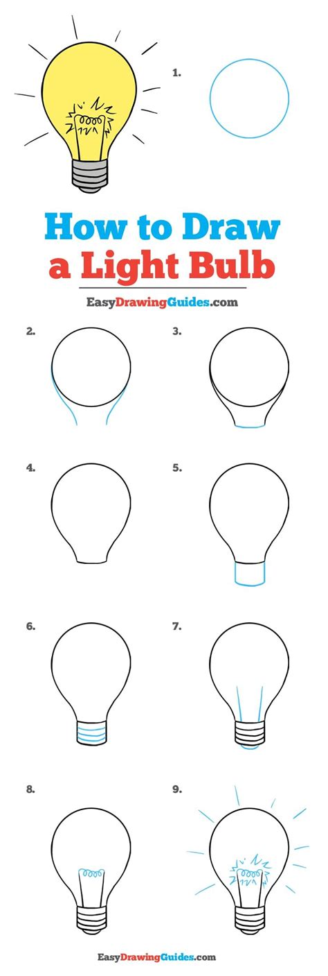 How To Draw A Light Bulb Desenhos Fáceis Lampada Desenho E Ideias Para Cadernos