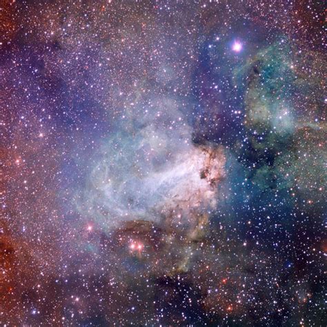 Messier 17 Omega Or Swan Nebula Coral Flowers Carl Sagan Deep Space