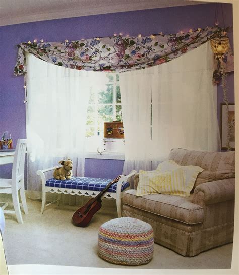 Curtain Swag And Lights Home Decor Curtain Swag Purple Bedroom