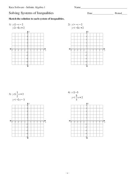 2021 system of inequalities worksheet pdf : System Of Inequalities Worksheet : Systems Of Inequalities Practice Graphing And Modeling ...