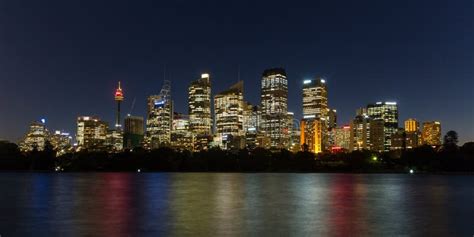 Sydney Night Skyline Stock Photo Image Of Town Sydney 81333256