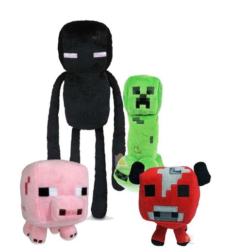 Official Minecraft Overworld Plush Figure Set Of 4 Review Cool Toy
