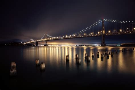 2560x1600 Lights River Night Bridge Cathedral Wallpaper