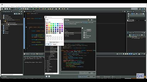 Mars, luna, etc.) the latest version of eclipse is mars. Changing Look and Feel of Eclipse IDE - YouTube